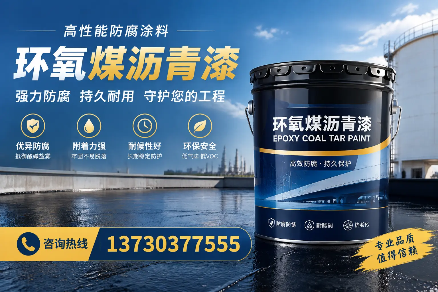 环氧煤沥青漆的耐久性分析，适合莆田的使用场景